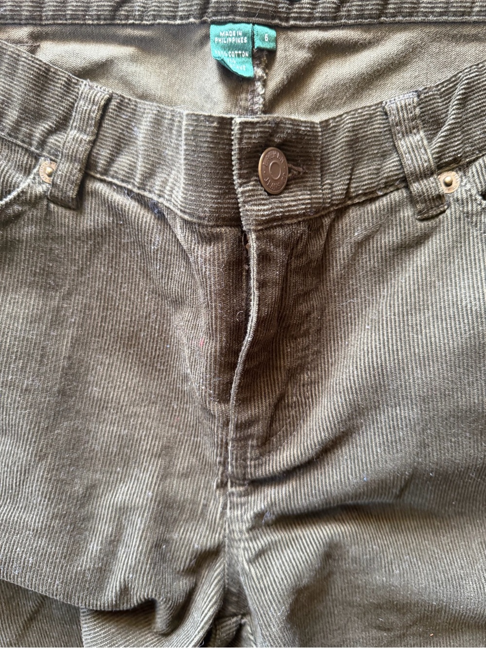 Ralph Lauren Olive Green women’s corduroy pants